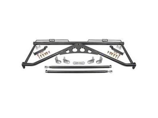 BMR Seat Harness Bar; Black Hammertone - Mullet Racing Performance