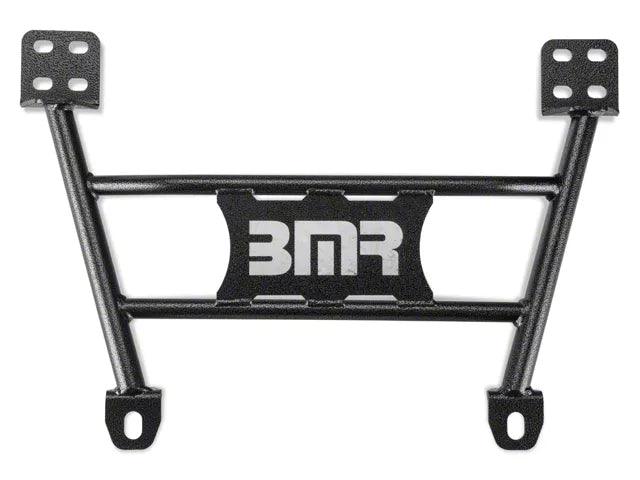 BMR Radiator Support Chassis Brace; Black Hammertone - Mullet Racing Performance