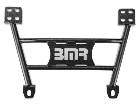 BMR Radiator Support Chassis Brace; Black Hammertone - Mullet Racing Performance