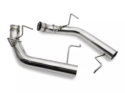 C&L Muffler Delete Axle-Back Exhaust with Polished Tips - Mullet Racing Performance