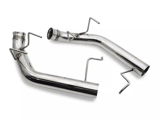 C&L Muffler Delete Axle-Back Exhaust with Polished Tips - Mullet Racing Performance