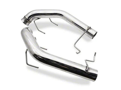 C&L Muffler Delete Axle-Back Exhaust with Polished Tips - Mullet Racing Performance