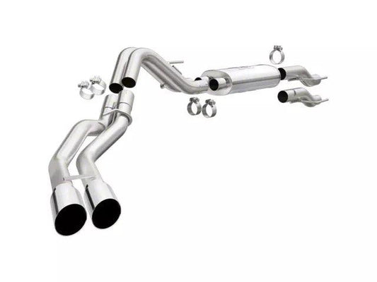 Magnaflow Street Series Dual Exhaust System with Polished Tips; Same Side Exit - Mullet Racing Performance