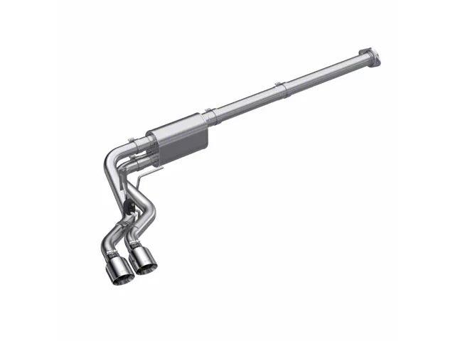 MBRP Armor Lite Dual Exhaust System with Polished Tips; Middle Side Exit; Race Version - Mullet Racing Performance