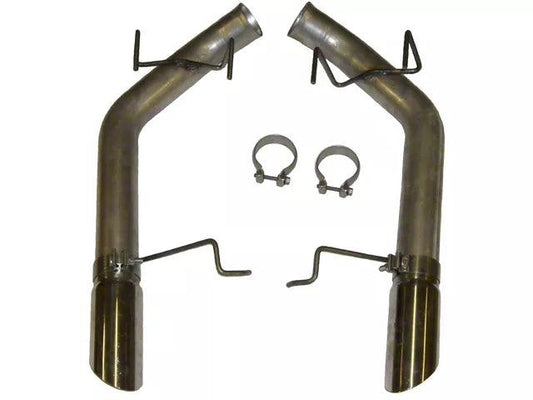 3-Inch Aluminized Muffler Delete Axle-Back Exhaust System with Polished Tips - Mullet Racing Performance