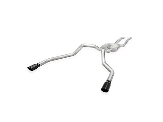 Stainless Works Redline Series Dual Exhaust System with Black Tips; Performance Connect; Rear Exit - Mullet Racing Performance