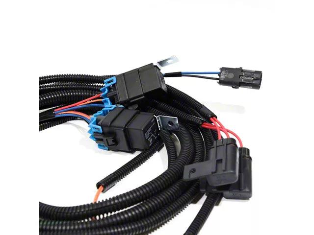 VMP Performance Heat Exchanger Fans and Pump Harness; Dual Relay - Mullet Racing Performance